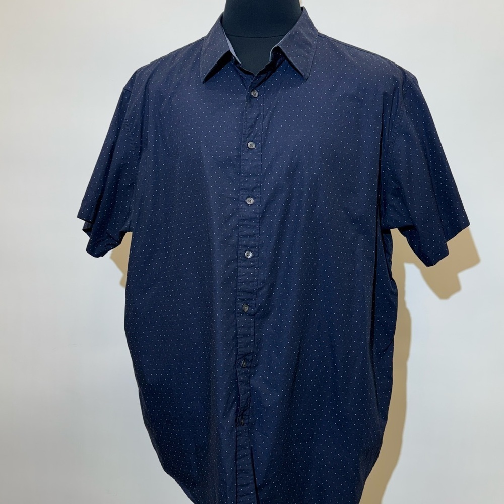 Michael Kors Dark Blue Button Down Shirt
